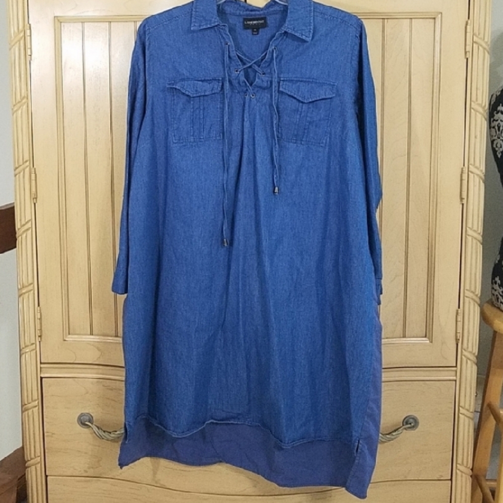 Denim Dress, Lane Bryant, sz 22